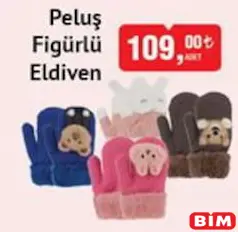 PELUŞ FİGÜRLÜ ELDİVEN